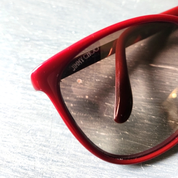 Jimmy Choo Charly sunglasses, dark red - Picture 2 of 8